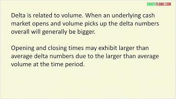 Trading Cours : Order Flow Delta /Lesson 3 : Delta numbers