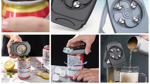 Dụng cụ mở nắp lon bia khui cắt nắp lon nước ngọt đồ hộp đa năng thông minh chuyên dụng