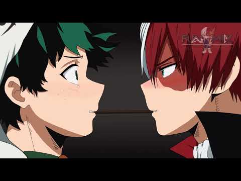 Tododeku Kiss - Pocky Halloween | Todoroki Shoto x Midoriya Izuku | feat. Bakugo Katsuki (YAOI)