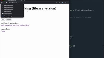 Navigation Blocking in history v5