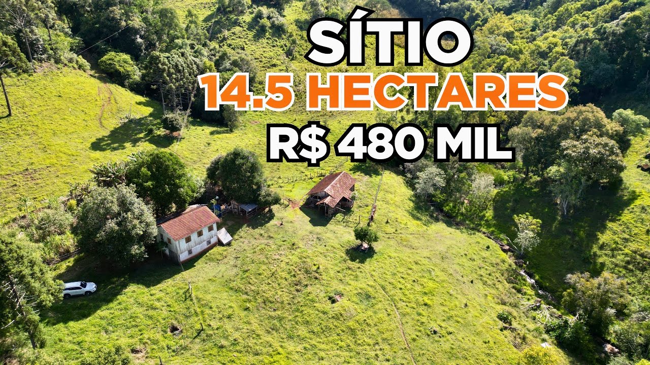 (RESERVADO) SÍTIO A VENDA EM SANTA CATARINA CASA MANGUEIRA PASTAGEM FONTE DE ÁGUA NATURAL R$480MIL