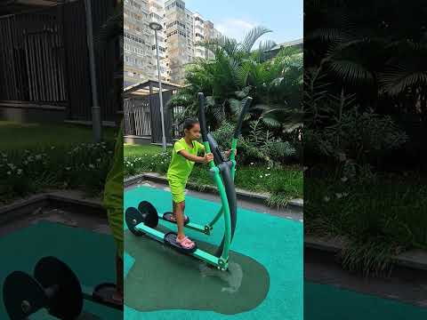 Galu busy at working out 😀
