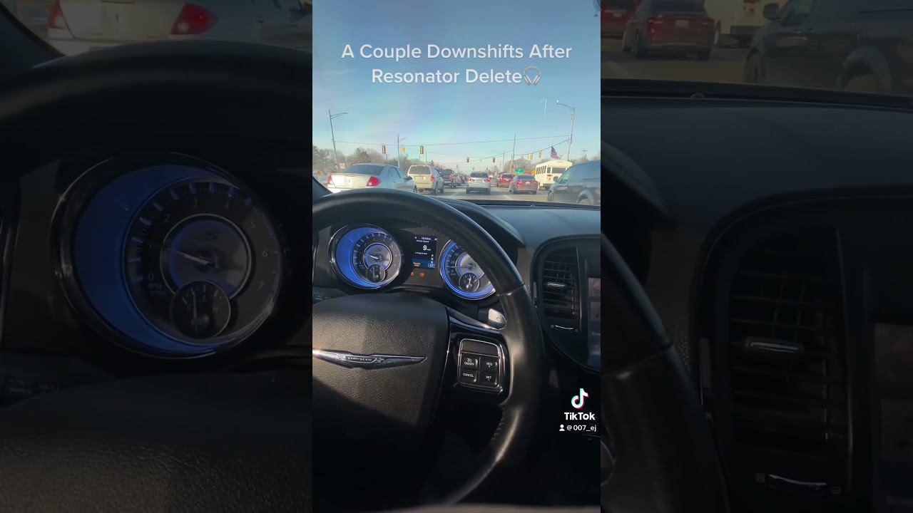 2013 Chrysler 300 S Downshifting After Resonator Delete