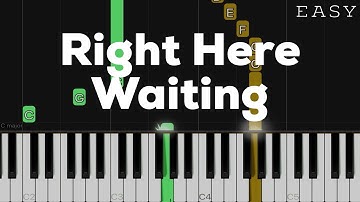 Right Here Waiting - Richard Marx | EASY Piano Tutorial