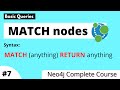 #7 MATCH NODES in Neo4j | Neo4j Tutorial For Beginners in Hindi [PDF]