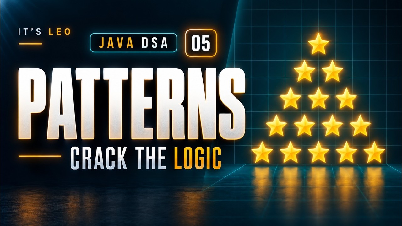 Pattern Printing in Java: Nested Loops Explained | DSA Course #05 - YouTube