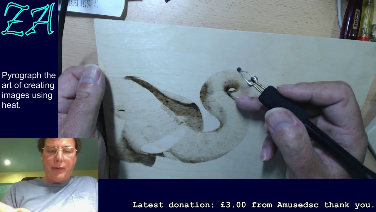 Salute to sunset Pyrography pt 16 - Originally twitch broadcast 22 June ...