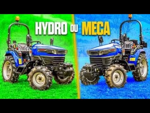 COMPARATIF Tracteur Hydrostatique Contre Un Tracteur Boîte Mécanique