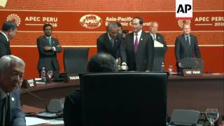 Obama, Putin Meet on Sidelines of APEC Summit screenshot 1