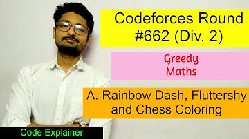 A. Rainbow Dash, Fluttershy and Chess Coloring || Codeforces Round #662 (Div. 2) || CODEFORCES