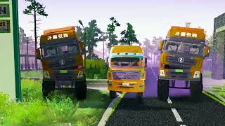 Mobil Crane Truk Oleng Joget Lucu Lorry Videos - Dump Truck Molen Dance Funny Dj Tik tok Xe Tải Nhảy