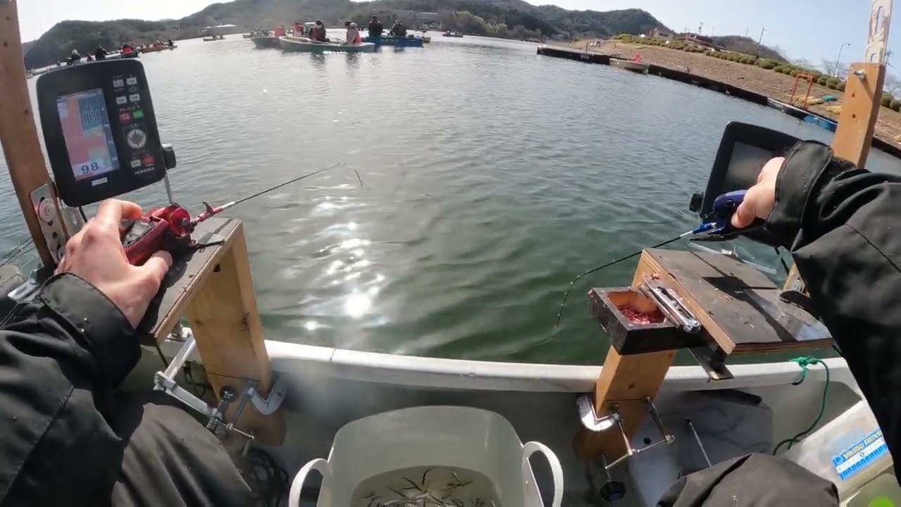 入鹿池ワカサギ釣り 22 3 Youtube