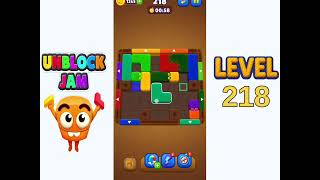 Unblock Jam Level 218 Walkthrough Solution