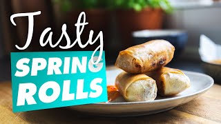 Tasty Spring Rolls (Meat and Veggies)