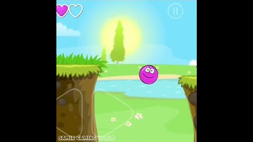 Red Ball 4 Helmet Square push Pink in valley Level 8