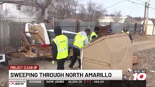First Project Clean Up of 2026 sweeps through north Amarillo