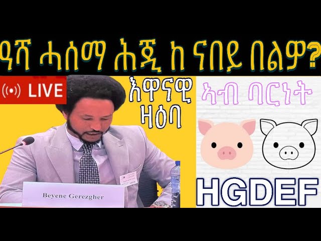 መደብ ምስ መ/ም በየነ ገ/ሄር ዓሻ ሓሰማ ሕጂ ከ ናበይ በልዎ? class=