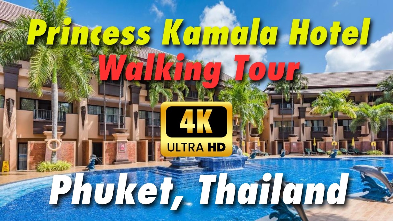 4K Princess Kamala Hotel Walking Tour in Kamala Beach on Phuket Island, Thailand - Jan 30 2025