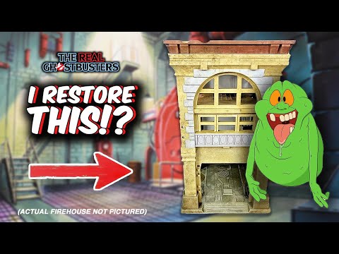 Restoring The Ghostbusters Firehouse - Complete VINTAGE Transformation!