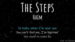 Haim - The Steps (Realtime Lyrics)