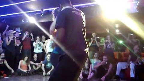 7º spiral dancer zouk and the chocolat factory LEONARDO & LAYSSA-DEMO INTERMEDIATE 8-12-12