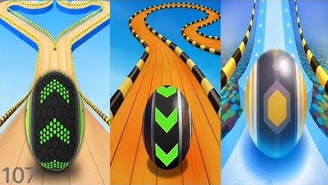 Going Balls vs Sky Rolling Ball vs Action Balls - Triple Gameplay 107 (Android/iOS).