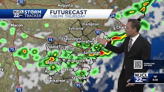Heating up with more thunderstorms Coastal Georgia, Lowcountry