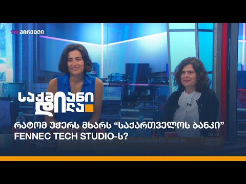 რატომ უჭერს მხარს “საქართველოს ბანკი” Fennec Tech Studio-ს?