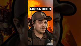 UPS Driver Saves 101-Year-Old Woman From House Fire
