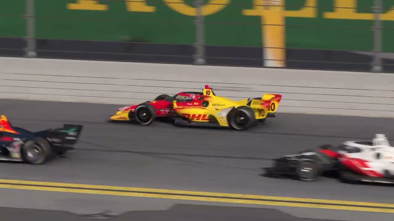 Indycar dytona forza motorsport first lap