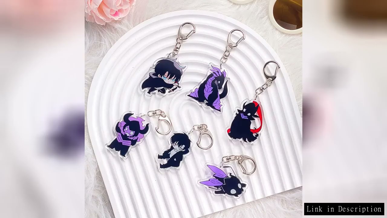 Anime Characters Solo Leveling Acrylic Keychain Accessories Bag Charm Cute Cartoon Backpack Pendant