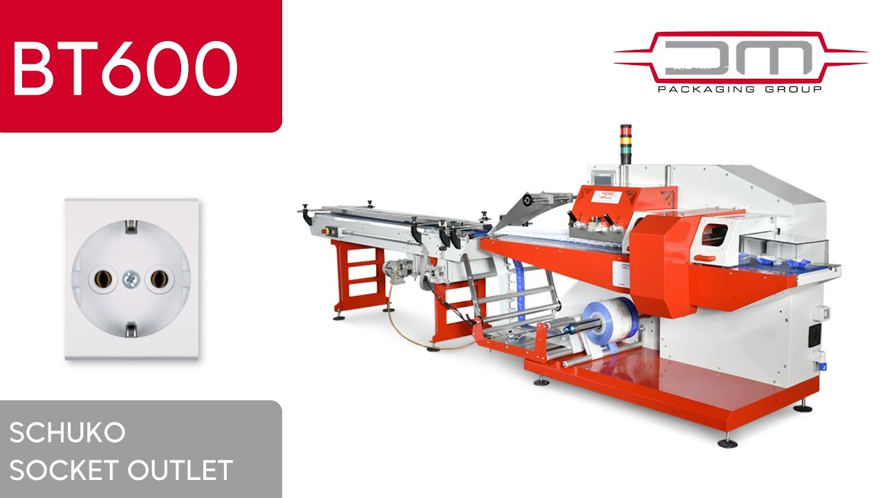 How Schuko Socket Outlet Are Packaged: BT 600 Workflow Demonstration