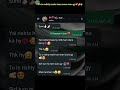 Is reshty main tum siraf mere sunogy...😎😝 yesu chats #whatsappchat #shorts  #mylovechats #love