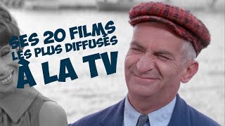 TOP 20 des films de Louis de Funès les plus diffusés à la TV TOP 20 des films de Louis de Funès les plus diffusés à la TV