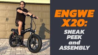 Engwe X20 Foldable Dual Battery Electric Bike: Assembly and First Look