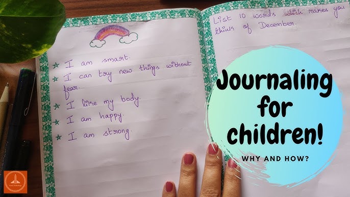 Journal Writing for Kids How to Write a Paragraph 