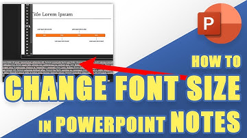 [TUTORIAL] How To Change PowerPoint NOTES FONT SIZE (Easily) | Format PowerPoint Notes