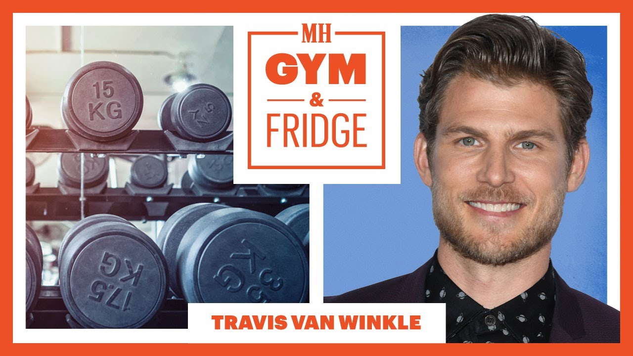 'You' Star Travis Van Winkle Opens His Home Gym & Fridge Gym & Fridge