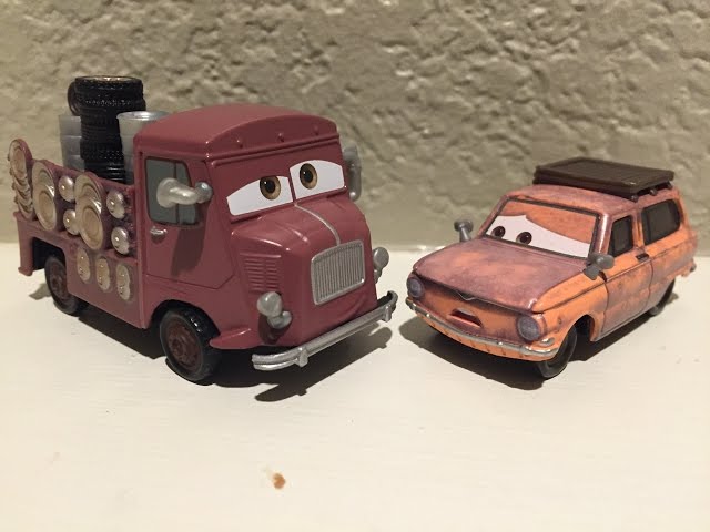 Mattel Pixar Cars 2016 Paris Parts Market Alexis Wheelson & Jason