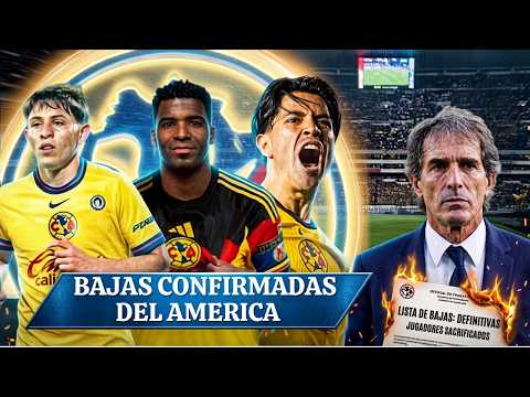 ¡ALMADA BORRÓ A ESTOS JUGADORES! 🚨 Últimas Noticias de las BAJAS del Club América