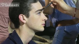 Sexy Male Models Backstage At Paris Mens Fashion Week Springsummer 2013 - Juun J Fashiontv Fmen