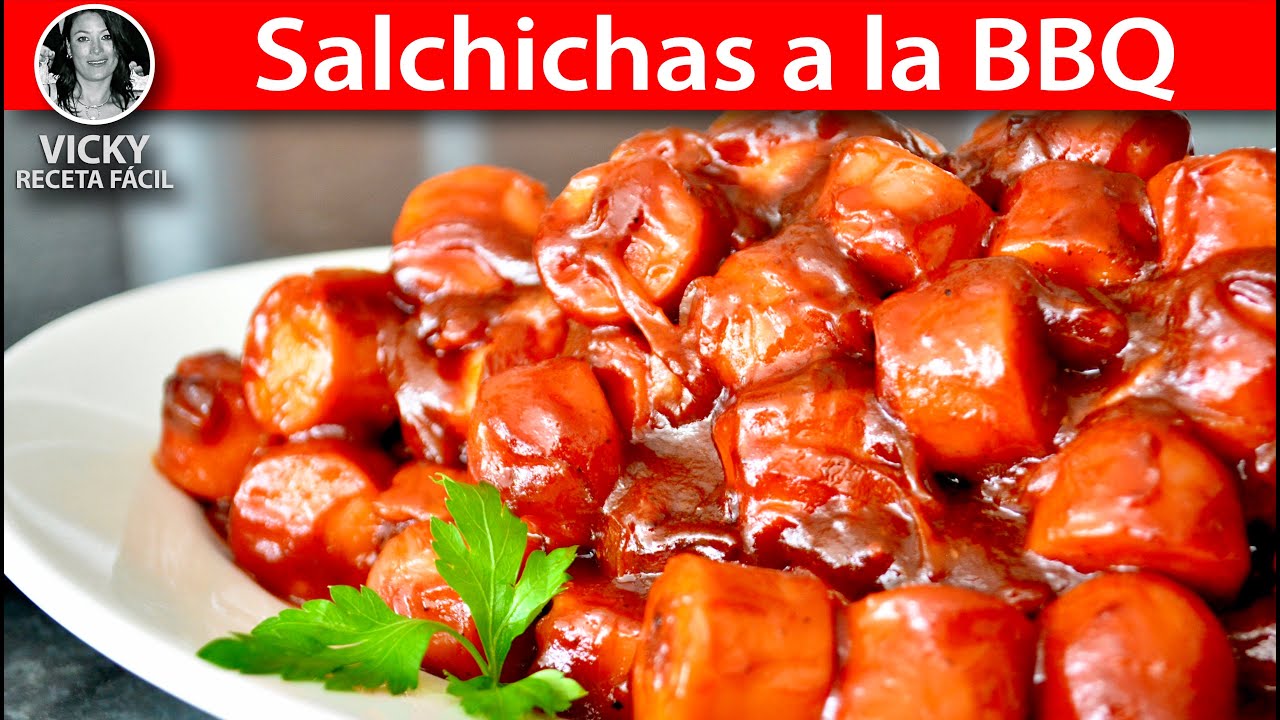 Salchichas a la BBQ | #VickyRecetaFacil | VICKY RECETA FACIL