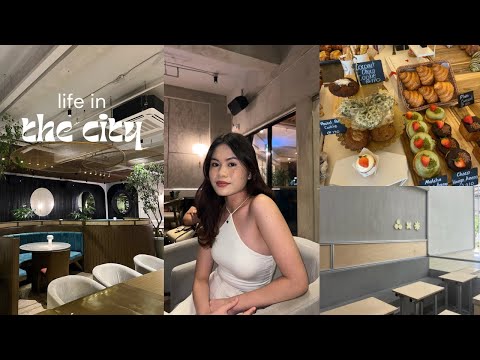 life in the city 🪷 cafe hopping, productive day & working out