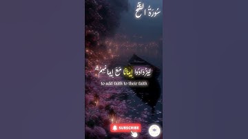 اكتب شيء تؤجر عليه 🤍 🤲🏻 #quran #اسلام #قرآن #راحة_نفسية #سورة_الفتح