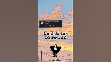 making fears less scary (Nyctophobia) #shorts w its me khali