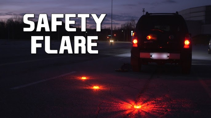 Dual Color LED Road Flare Operating Modes 