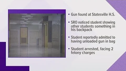 Teen arrested for bringing gun to campus
