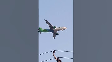 Detik-detik pesawat Citilink saat mau landing #shorts