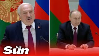 Belarus dictator Lukashenko admits he and Putin are 'co aggressors' and 'toxic people'
