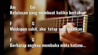 Memey - Cover Terlalu Sakit - Kunci gitar (sisil)